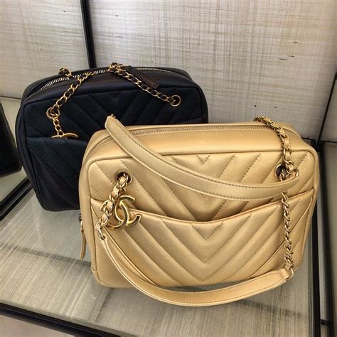 chanel chevron camera bag.